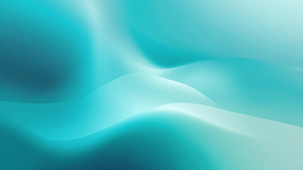 Fototapeta premium Turquoise and Aqua Gradient Blur Background – Serene and Refreshing Design