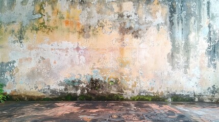 Chic abstract grunge texture in white and grey stucco for innovative design projects