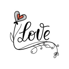 Valentine Day Typography T-shirt Design