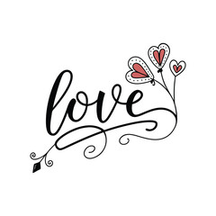 Valentine Day Typography T-shirt Design