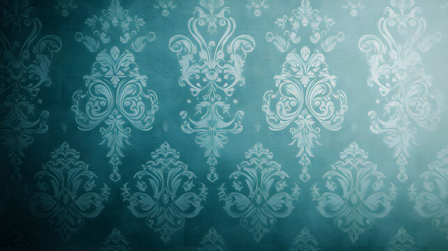 A teal color scheme with sophisticated patterns and smooth gradients, creating a sleek, elegant, and modern look.