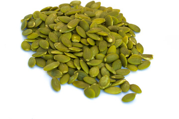 Closeup of pumpkin seeds