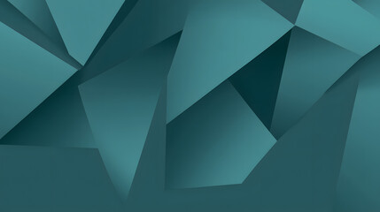 Obraz premium A teal design featuring sharp, clean lines and a minimalist approach, evoking a sense of calm and sophistication.