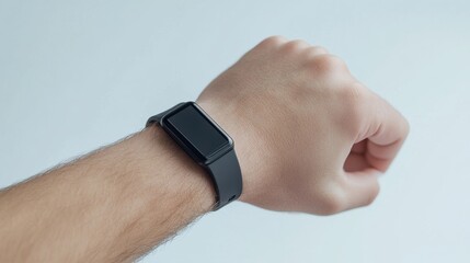 Adjustable Wrist Tracker on Soft Light Background