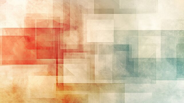 Abstract composition of soft shapes and colors creating a serene atmosphere in a modern design