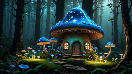 mushrooms in the forest