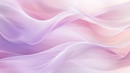 Fototapeta premium Soft and Dreamy Abstract Background with Flowing Pastel Waves 
