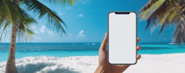 Summer Vacation Bliss With your smartphone, enjoy sunny beaches and create unforgettable memories filled with thrilling adventures and peaceful relaxation during your tropical getaway