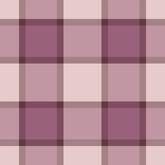 Drapery vector tartan pattern, 50s background textile fabric. Best texture seamless plaid check in pastel and pink colors.