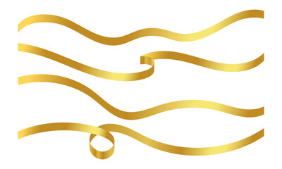 ribbon gold line, ribbon silk golden color, confetti doodle ribbon gold