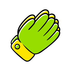 Colorful Hand-drawn Praying Hands Illustration