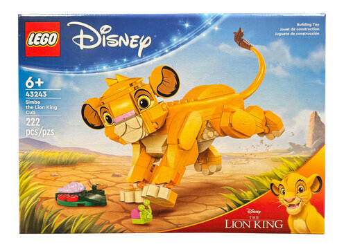 Simba the Lion King Cub Lego set.