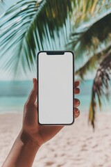 Vacations in Paradise This summer, revel in the joy of using your smartphone on a stunningly beautiful tropical beach, with warm sunshine bathing you and soft, inviting sand beneath your feet