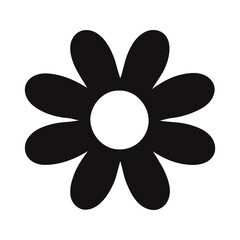 Flower icon. Floral symbol. Vector illustration.