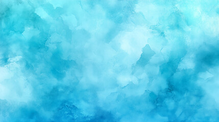Fototapeta premium Abstract blue watercolor texture with soft gradients and artistic brush strokes