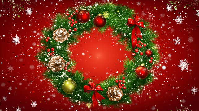 Christmas door decorations with cozy mood