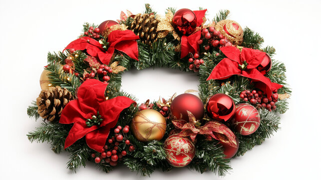 Christmas door decorations with cozy mood