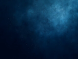 Obraz premium Abstract blue and black background, dark grainy texture with noise effect.