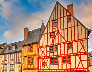 The medieval Plantagenet City of Le Mans Sarthe, France