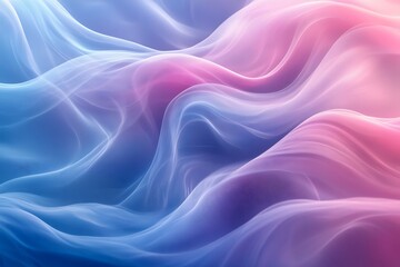 Fototapeta premium Abstract Blue Pink Wave Pattern Background Design