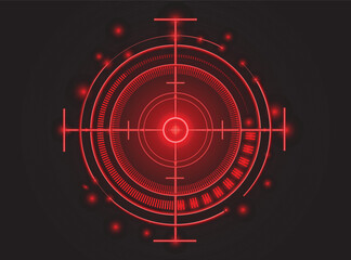 Red Neon Target Focus