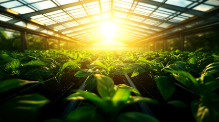 Sustainable farming practices promoting green growth greenhouse environment plant care insights natural light eco-friendly agriculture strategies