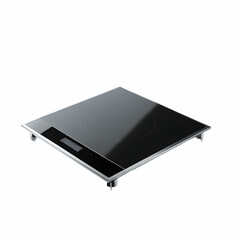 A Induction cooktop on the white background