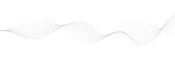 Abstract gray wave dynamic curve lines background. Energy technology concept modern backdrop design for business, presentation, banner.
