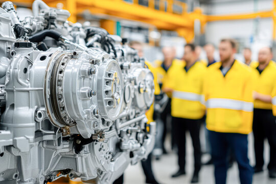 Engine assembly workshop industrial training in mechanical skills