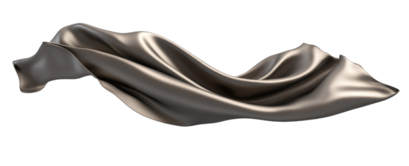 PNG Elegant Light Blue Satin Fabric, transparent background