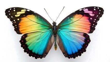 Obraz premium butterfly on white background