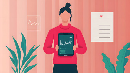 Motivational Fitness App Interface Promoting Consistent Engagement and Healthy Lifestyle