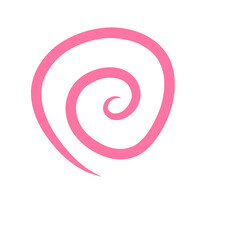 swirl abstract shape