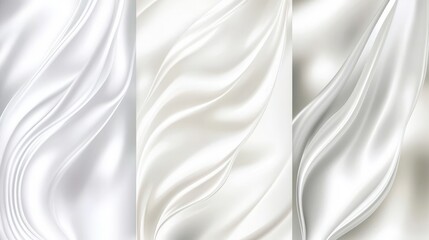 Captivating White Fabric Design: A Stunning Abstract Texture