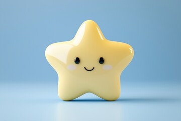 3d Star cartoon icon