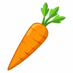 Carrot isolated white