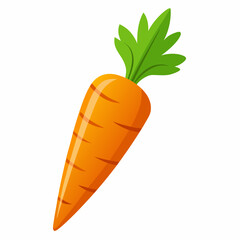 Carrot isolated white