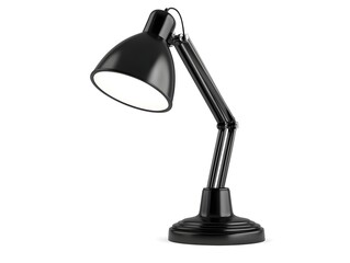 Sleek and Minimalist Desk Lamp on Plain Background
