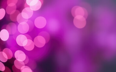 Colorful bokeh lights create a dreamy atmosphere at a festive evening celebration in the city center