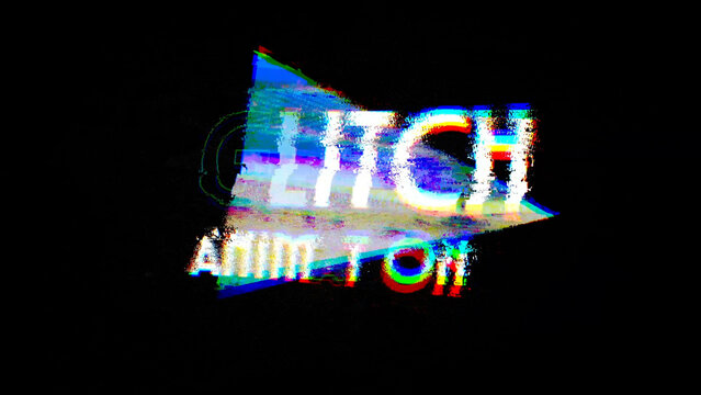 Glitch Abstract Title 03