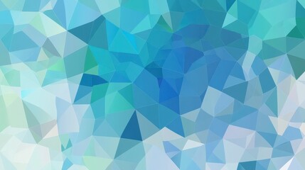 Fototapeta premium Stunning Abstract Geometric Design with Triangles in Pastel Blue Tones