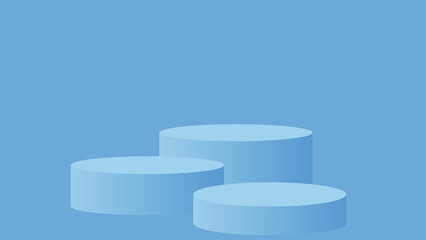 blue winner platform first second third