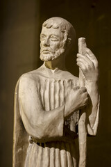 Saint Philippe statue in Saint Philippe du Roule church, Paris, France
