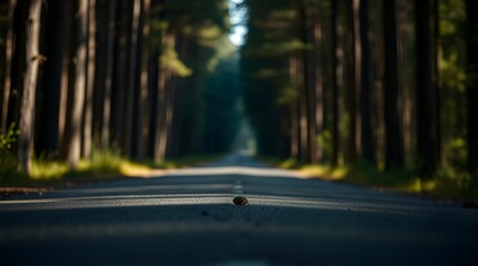 man walking on the road