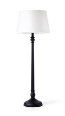 Obraz premium Tall slender floor lamp isolated on a white background