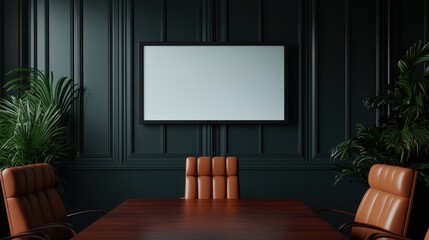 Modern Conference Room with Elegantly Designed Furniture and Decor