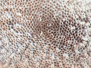 A close up of a bunch of tubes