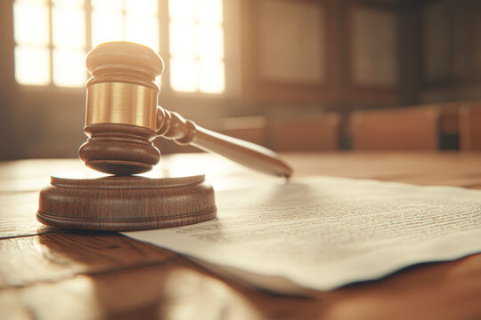 Courtroom proceedings legal system intimate setting close-up justice