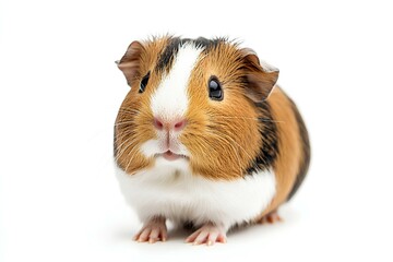 a guinea pig isolated on white background 
