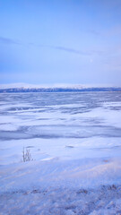Iced Lake in Lapland